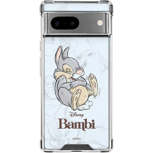 Disney Bambi Thumper Sketched portrait Google Pixel 7a Clear Case